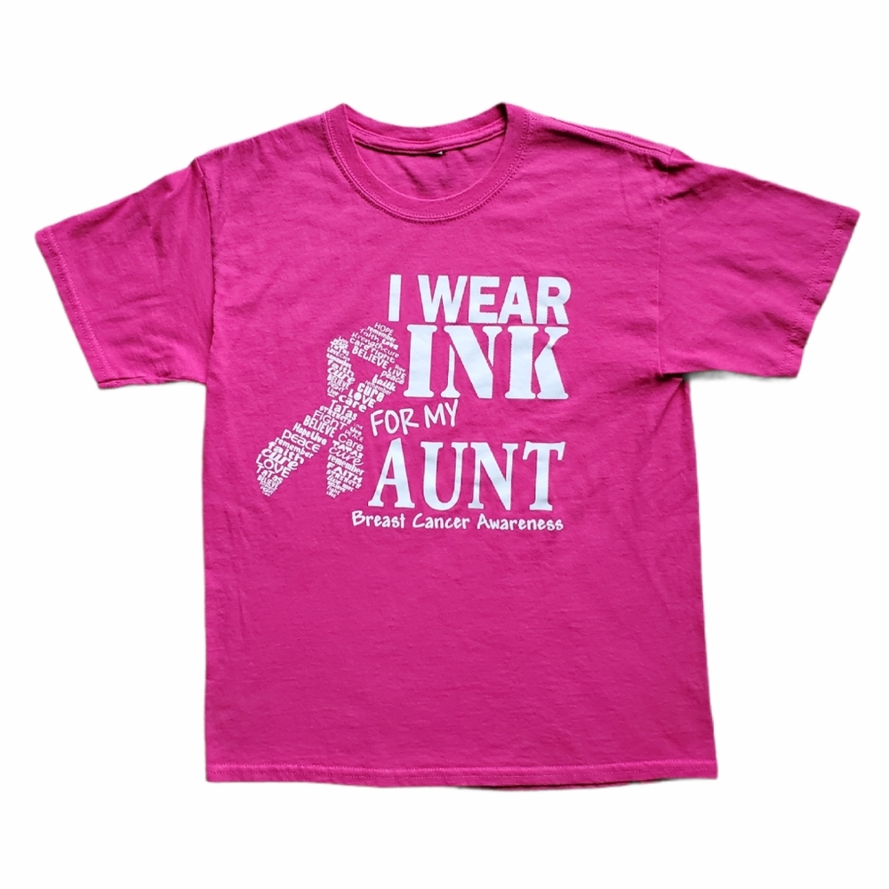 5/$25 Kids Breast Cancer Awareness T-shirt